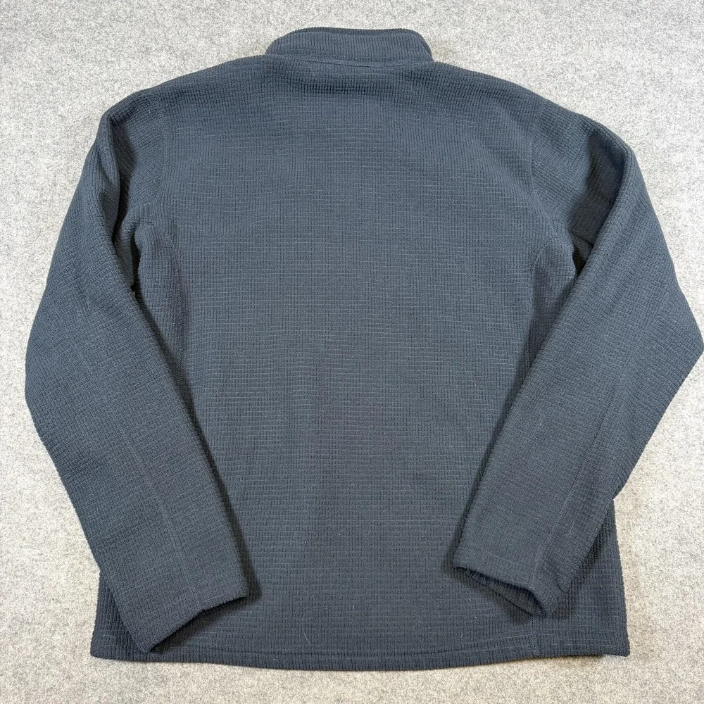 The North Face Pullover Mens Large Blue 1/4 Zip Grid Fleece Hiking NF00CUA4